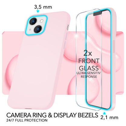 NALIA Magnet Silikonhülle für iPhone 14 – MagSafe kompatibel & Liquid Silicone – SLIQ (Soft-Touch Schutz & Mikrofaser Innen) – Marke aus Berlin
