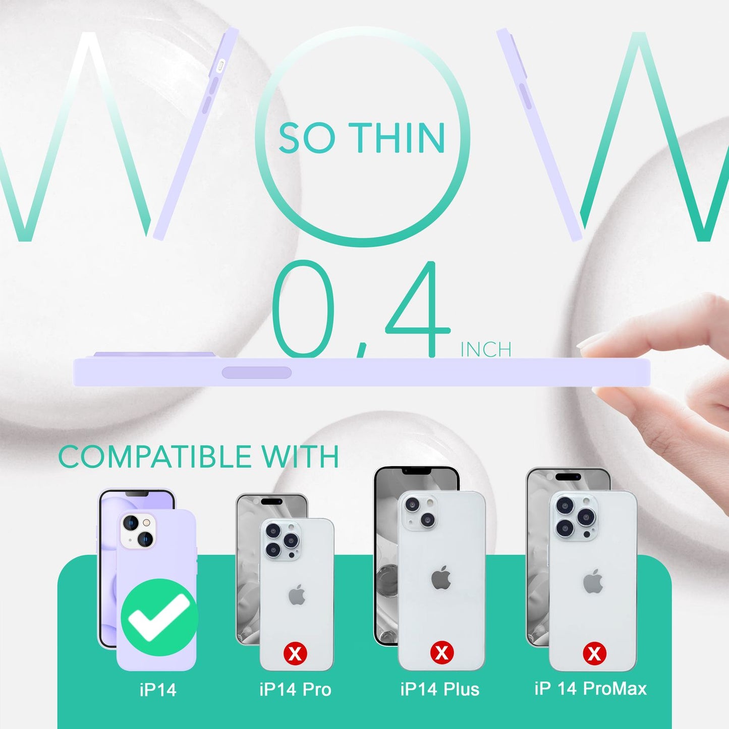 NALIA Magnet Silikonhülle für iPhone 14 – MagSafe kompatibel & Liquid Silicone – SLIQ (Soft-Touch Schutz & Mikrofaser Innen) – Marke aus Berlin