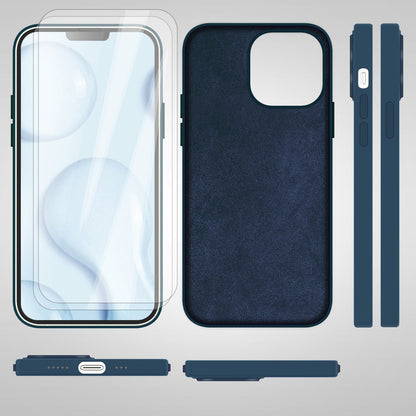 NALIA Magnet Silikonhülle für iPhone 14 – MagSafe kompatibel & Liquid Silicone – SLIQ (Soft-Touch Schutz & Mikrofaser Innen) – Marke aus Berlin