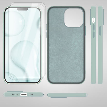 NALIA Magnet Silikonhülle für iPhone 14 – MagSafe kompatibel & Liquid Silicone – SLIQ (Soft-Touch Schutz & Mikrofaser Innen) – Marke aus Berlin