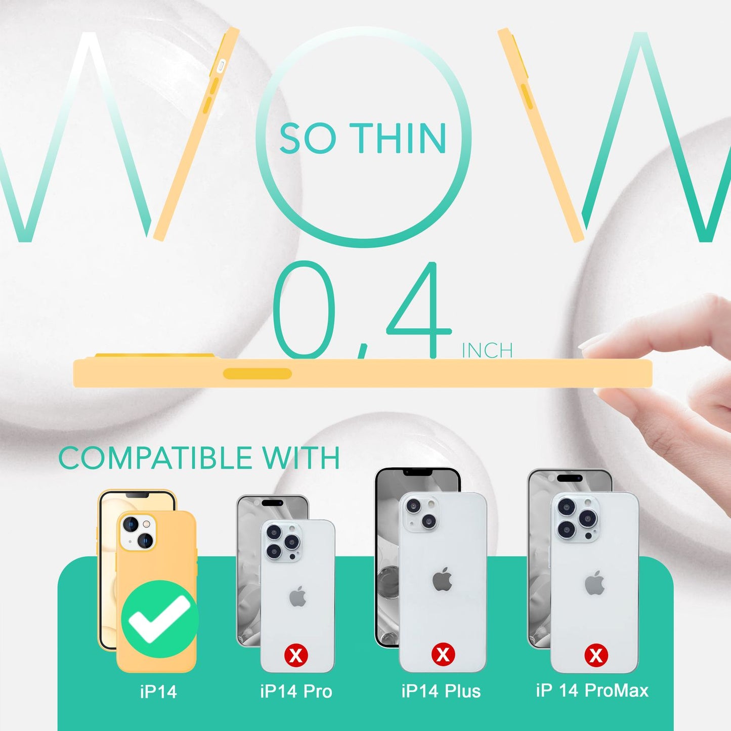 NALIA Magnet Silikonhülle für iPhone 14 – MagSafe kompatibel & Liquid Silicone – SLIQ (Soft-Touch Schutz & Mikrofaser Innen) – Marke aus Berlin
