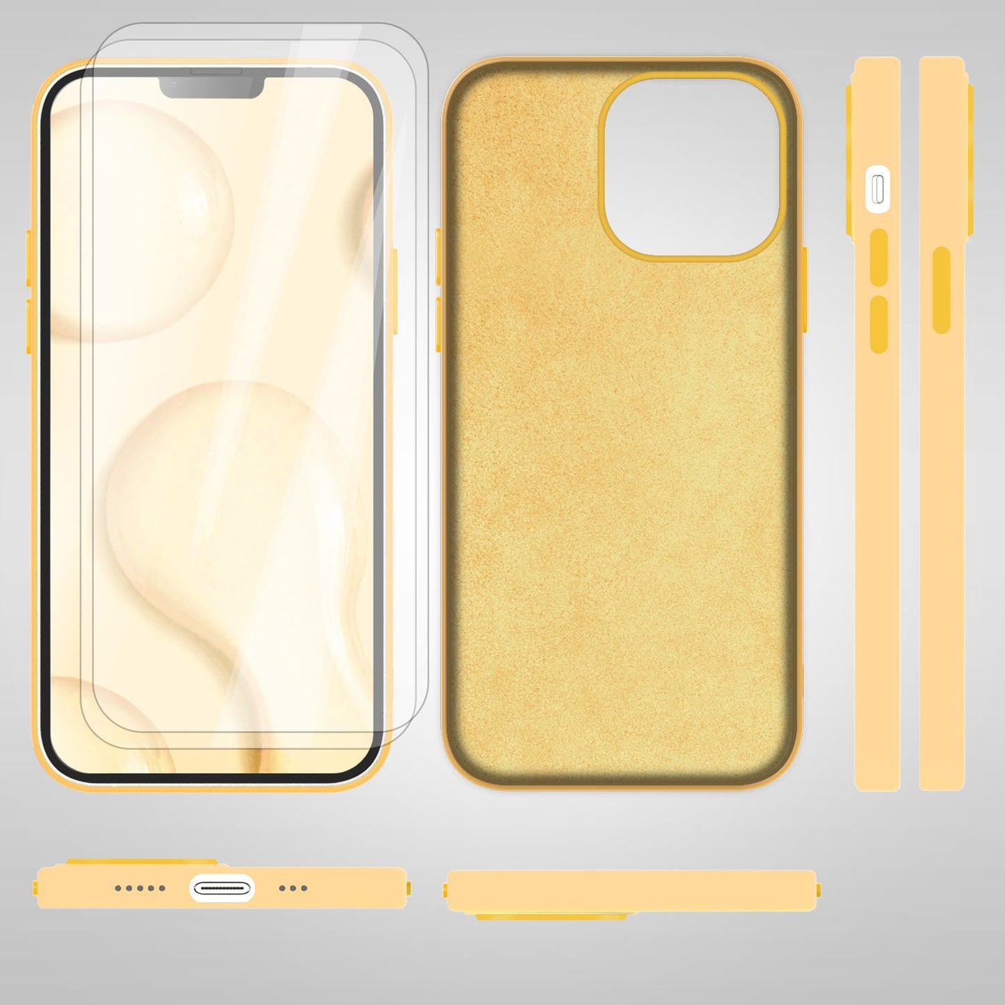 NALIA Magnet Silikonhülle für iPhone 14 – MagSafe kompatibel & Liquid Silicone – SLIQ (Soft-Touch Schutz & Mikrofaser Innen) – Marke aus Berlin