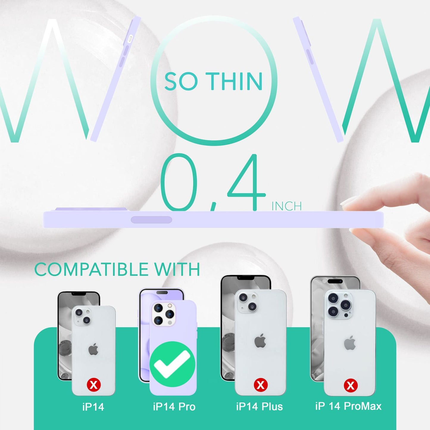 NALIA Magnet Silikonhülle für iPhone 14 Pro – MagSafe kompatibel & Liquid Silicone – SLIQ (Soft-Touch Schutz & Mikrofaser Innen) – Marke aus Berlin