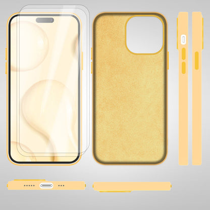 NALIA Magnet Silikonhülle für iPhone 14 Pro – MagSafe kompatibel & Liquid Silicone – SLIQ (Soft-Touch Schutz & Mikrofaser Innen) – Marke aus Berlin