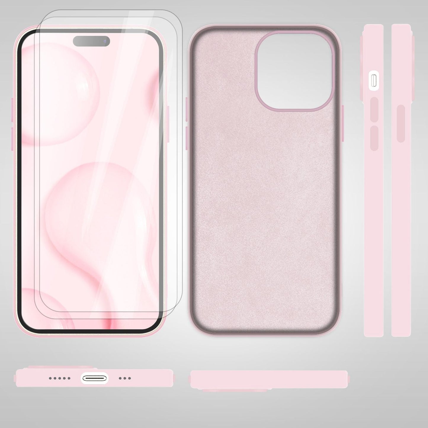 NALIA Magnet Silikonhülle für iPhone 14 Pro Max – MagSafe kompatibel & Liquid Silicone – SLIQ (Soft-Touch Schutz & Mikrofaser Innen) – Marke aus Berlin