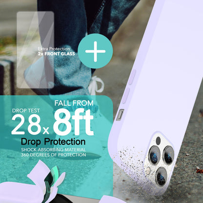 NALIA Magnet Silikonhülle für iPhone 14 Pro Max – MagSafe kompatibel & Liquid Silicone – SLIQ (Soft-Touch Schutz & Mikrofaser Innen) – Marke aus Berlin