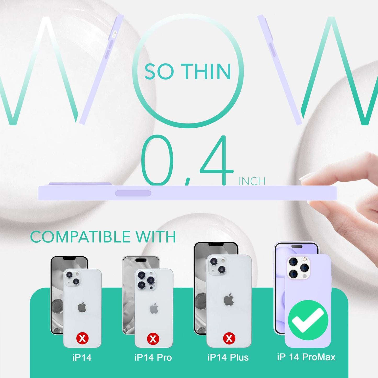 NALIA Magnet Silikonhülle für iPhone 14 Pro Max – MagSafe kompatibel & Liquid Silicone – SLIQ (Soft-Touch Schutz & Mikrofaser Innen) – Marke aus Berlin