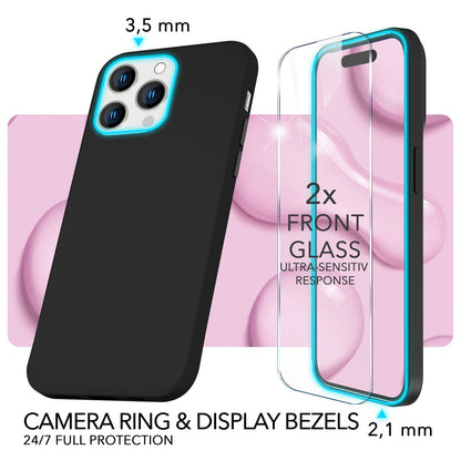 NALIA Magnet Silikonhülle für iPhone 14 Pro Max – MagSafe kompatibel & Liquid Silicone – SLIQ (Soft-Touch Schutz & Mikrofaser Innen) – Marke aus Berlin