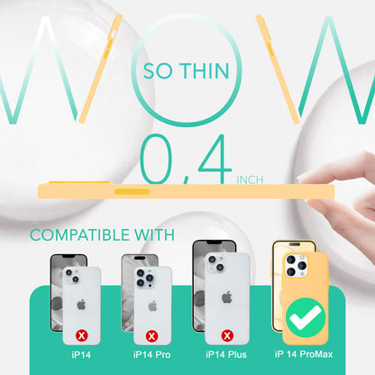 NALIA Magnet Silikonhülle für iPhone 14 Pro Max – MagSafe kompatibel & Liquid Silicone – SLIQ (Soft-Touch Schutz & Mikrofaser Innen) – Marke aus Berlin