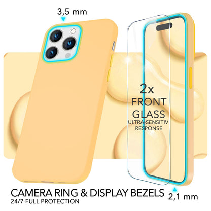 NALIA Magnet Silikonhülle für iPhone 14 Pro Max – MagSafe kompatibel & Liquid Silicone – SLIQ (Soft-Touch Schutz & Mikrofaser Innen) – Marke aus Berlin