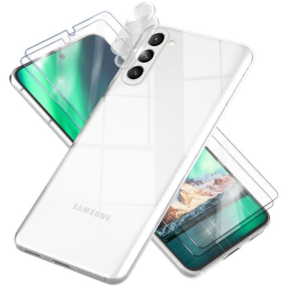 NALIA Transparente Silikonhülle für Samsung Galaxy S23 Plus – Anti-Gelb & Rutschfest – GLAZE (Handyhülle Kristallklar, Schlank & Stoßfest) – Marke aus Berlin