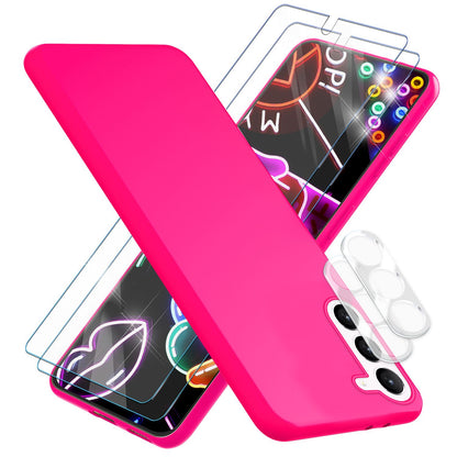 NALIA Neon Silikonhülle für Samsung Galaxy S23 Plus – Soft-Touch & Signal-Neon – NEONSHOCK (Matte Schutzhülle) – Marke aus Berlin