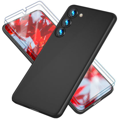 NALIA Ultra Slim Hardcase für Samsung Galaxy S23 – Matt & 0.3mm Dünn – PHANTOM (Dünnes Cover & Kamera-Vollschutz) – Marke aus Berlin