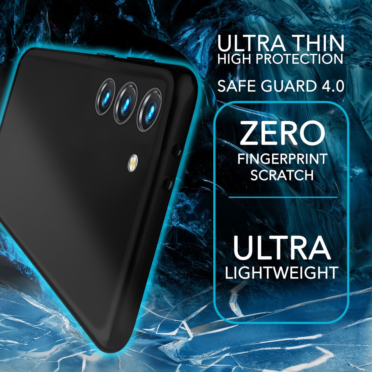 NALIA Ultra Slim Hardcase für Samsung Galaxy S23 – Matt & 0.3mm Dünn – PHANTOM (Dünnes Cover & Kamera-Vollschutz) – Marke aus Berlin