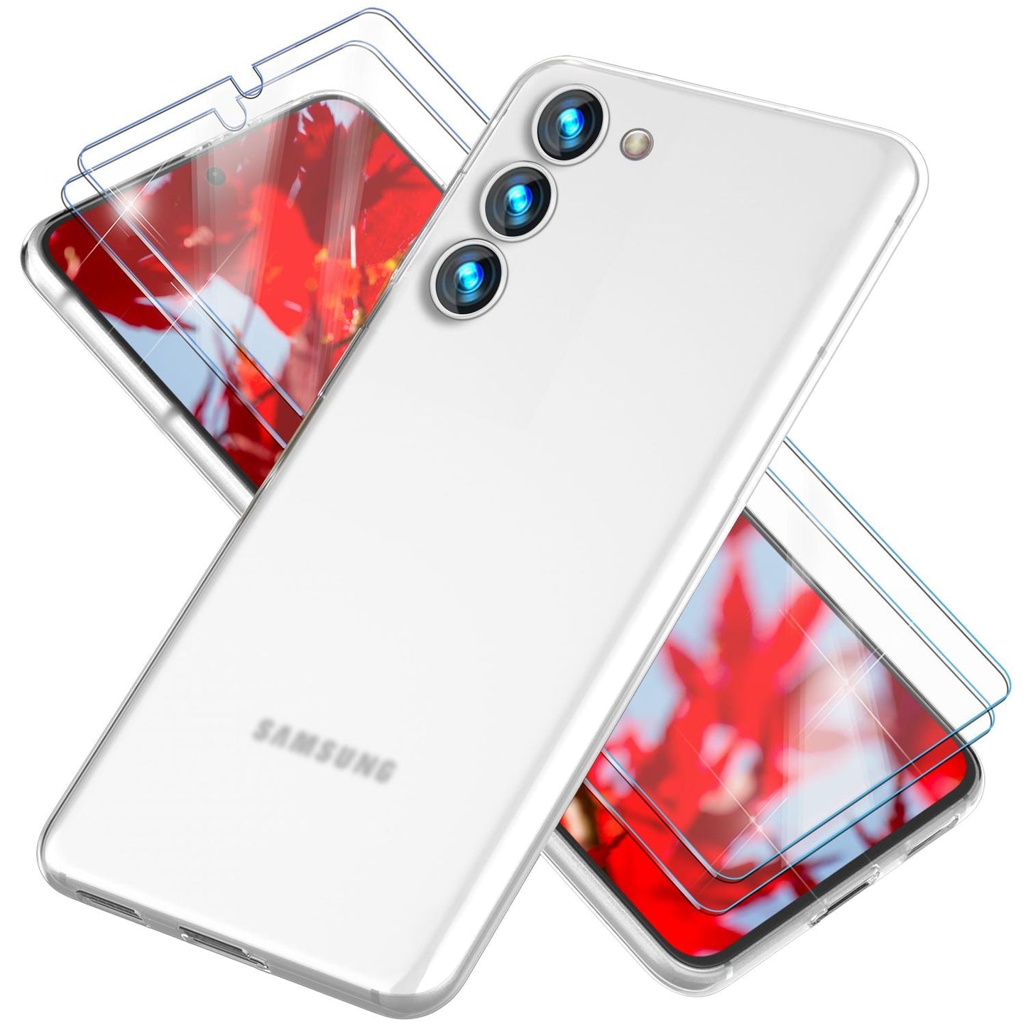 NALIA Ultra Slim Hardcase für Samsung Galaxy S23 – Matt & 0.3mm Dünn – PHANTOM (Dünnes Cover & Kamera-Vollschutz) – Marke aus Berlin
