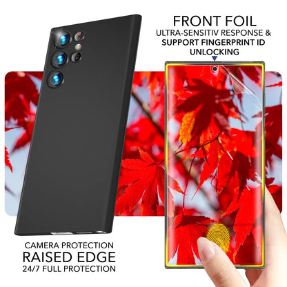 NALIA Ultra Slim Hardcase für Samsung Galaxy S23 Ultra – Matt & 0.3mm Dünn – PHANTOM (Dünnes Cover & Kamera-Vollschutz) – Marke aus Berlin