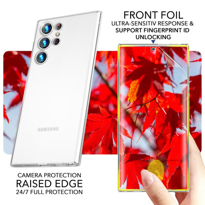 NALIA Ultra Slim Hardcase für Samsung Galaxy S23 Ultra – Matt & 0.3mm Dünn – PHANTOM (Dünnes Cover & Kamera-Vollschutz) – Marke aus Berlin