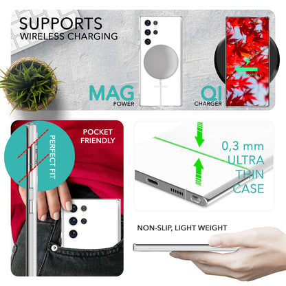 NALIA Ultra Slim Hardcase für Samsung Galaxy S23 Ultra – Matt & 0.3mm Dünn – PHANTOM (Dünnes Cover & Kamera-Vollschutz) – Marke aus Berlin