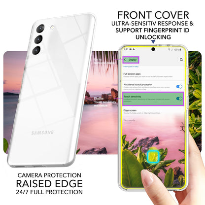 NALIA 360° Hülle für Samsung Galaxy S23 – Vorne & Hinten Schutz – 360GUARD (Full-Body Case) – Marke aus Berlin