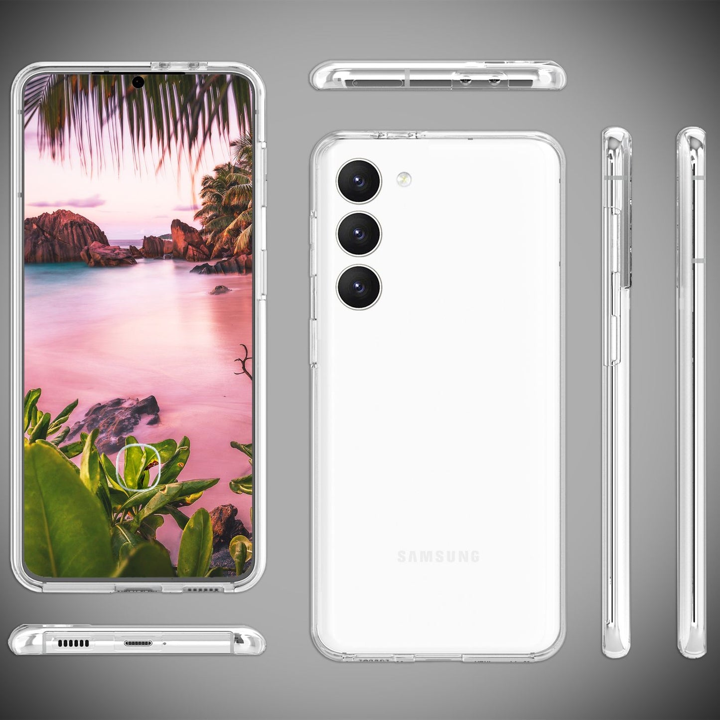 NALIA 360° Hülle für Samsung Galaxy S23 Plus – Vorne & Hinten Schutz – 360GUARD (Full-Body Case) – Marke aus Berlin