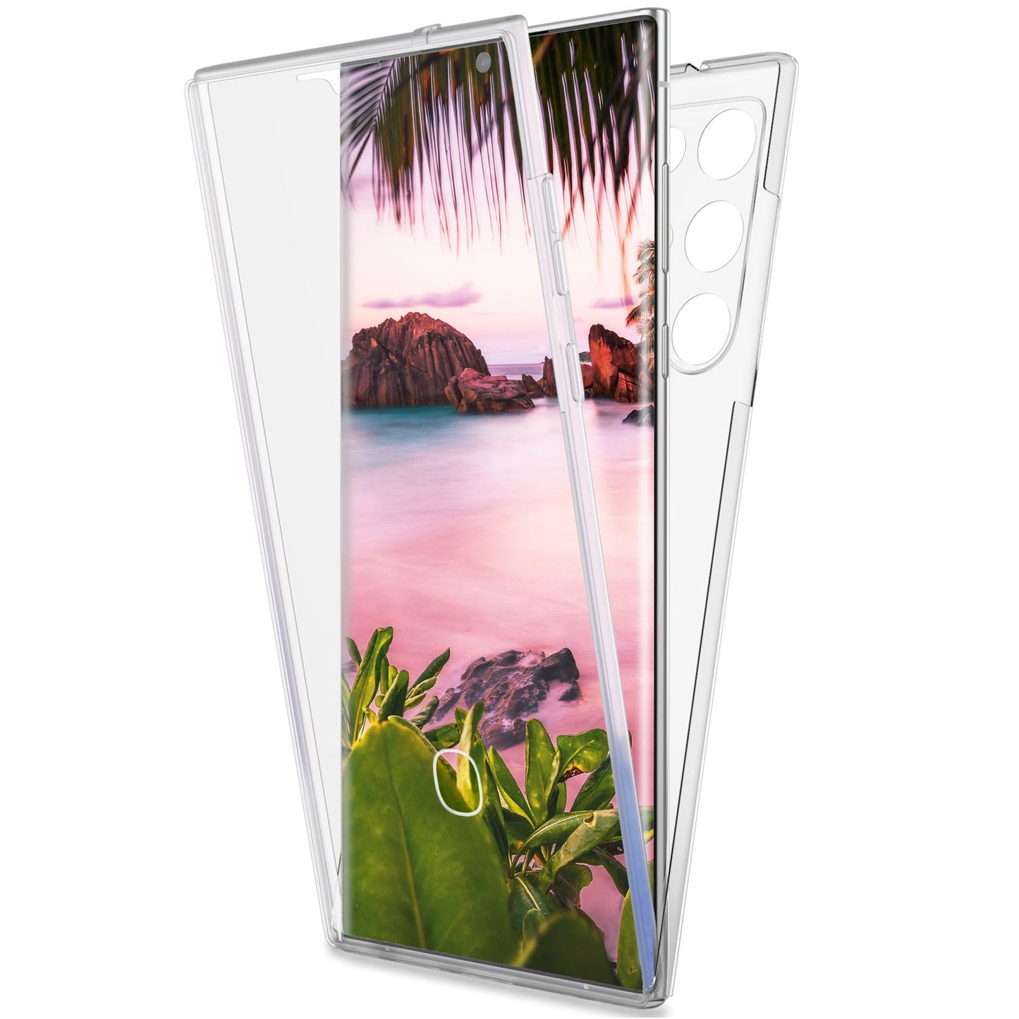 NALIA 360° Hülle für Samsung Galaxy S23 Ultra – Vorne & Hinten Schutz – 360GUARD (Full-Body Case) – Marke aus Berlin