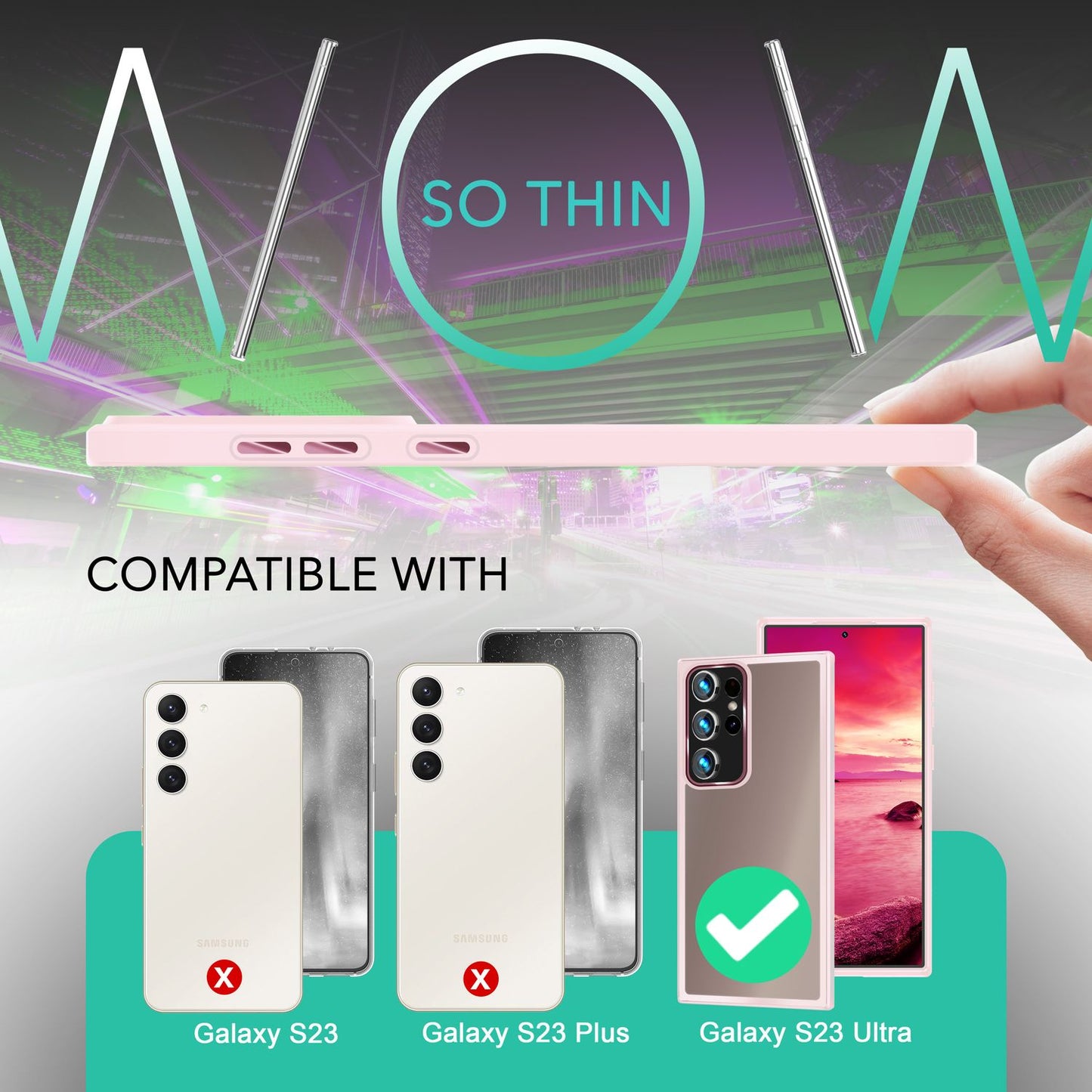 NALIA Matte Handyhülle für Samsung Galaxy S23 Ultra – Stoßfester Silikon-Rahmen & Semi-Transparent – FUZION (Anti-Fingerprint Case) – Marke aus Berlin