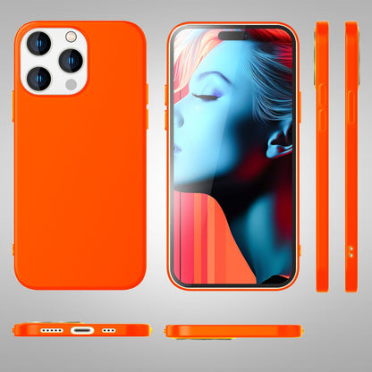 NALIA Neon Silikonhülle für iPhone 15 Pro – Soft-Touch & Signal-Neon – NEONSHOCK (Matte Schutzhülle) – Marke aus Berlin