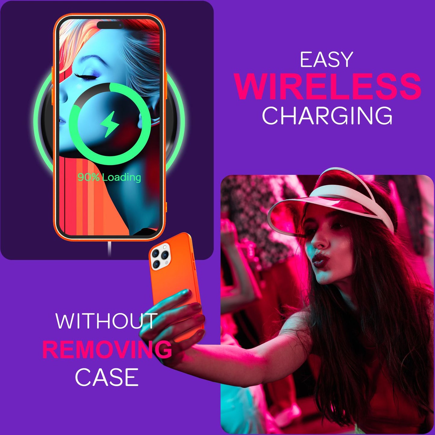 NALIA Neon Silikonhülle für iPhone 15 Pro Max – Soft-Touch & Signal-Neon – NEONSHOCK (Matte Schutzhülle) – Marke aus Berlin