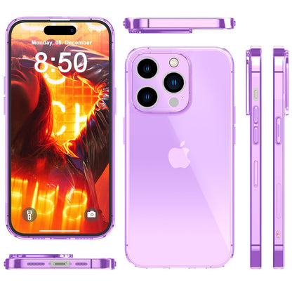 NALIA Neon Silikonhülle für iPhone 15 Pro Max – Knallige Signal-Farbe & Linsenschutz – VIBE (Transparentes Case) – Marke aus Berlin