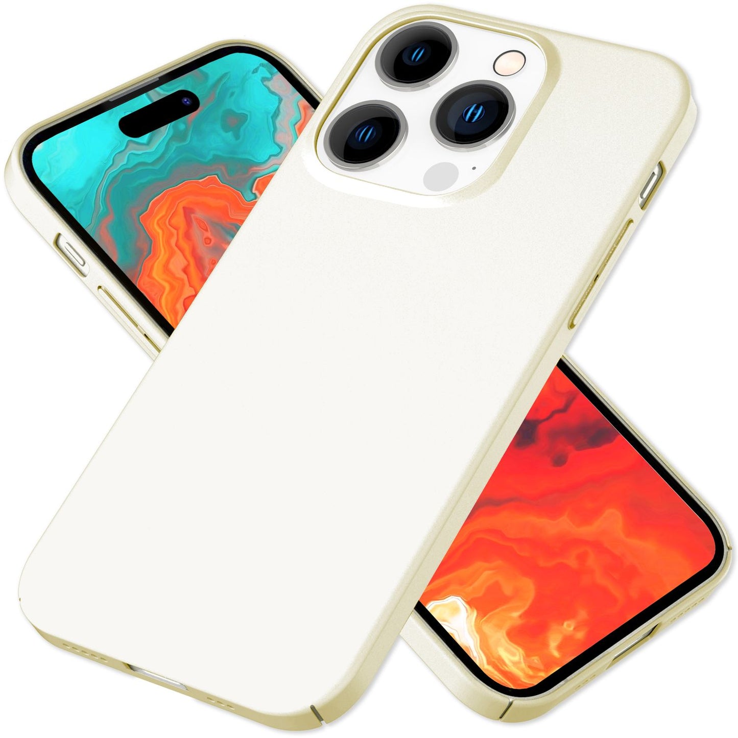 NALIA Ultra Slim Hardcase für iPhone 15 Pro – Anti-Fingerabdruck & 0.5mm Dünn – PUREFIT (Matt & Leicht) – Marke aus Berlin