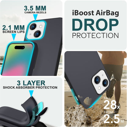 NALIA Magnet Silikonhülle für iPhone 15 – MagSafe kompatibel & Liquid Silicone – SLIQ (Soft-Touch Schutz & Mikrofaser Innen) – Marke aus Berlin
