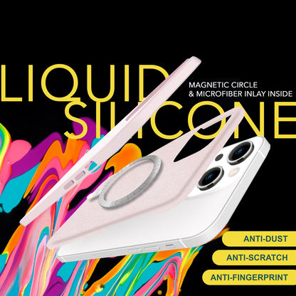 NALIA Magnet Silikonhülle für iPhone 15 – MagSafe kompatibel & Liquid Silicone – SLIQ (Soft-Touch Schutz & Mikrofaser Innen) – Marke aus Berlin