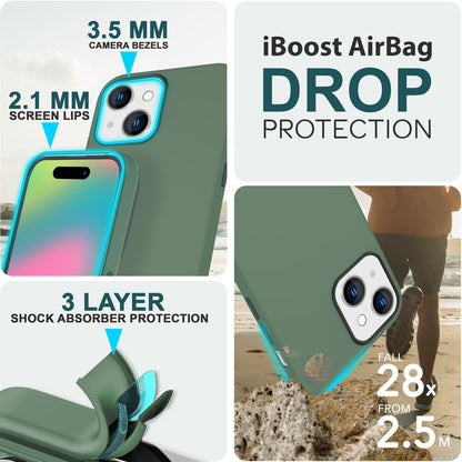 NALIA Magnet Silikonhülle für iPhone 15 Plus – MagSafe kompatibel & Liquid Silicone – SLIQ (Soft-Touch Schutz & Mikrofaser Innen) – Marke aus Berlin
