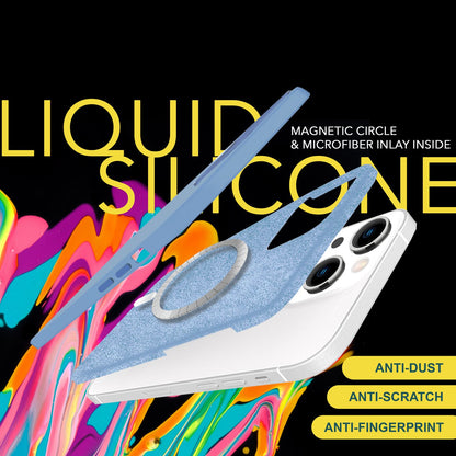 NALIA Magnet Silikonhülle für iPhone 15 Plus – MagSafe kompatibel & Liquid Silicone – SLIQ (Soft-Touch Schutz & Mikrofaser Innen) – Marke aus Berlin