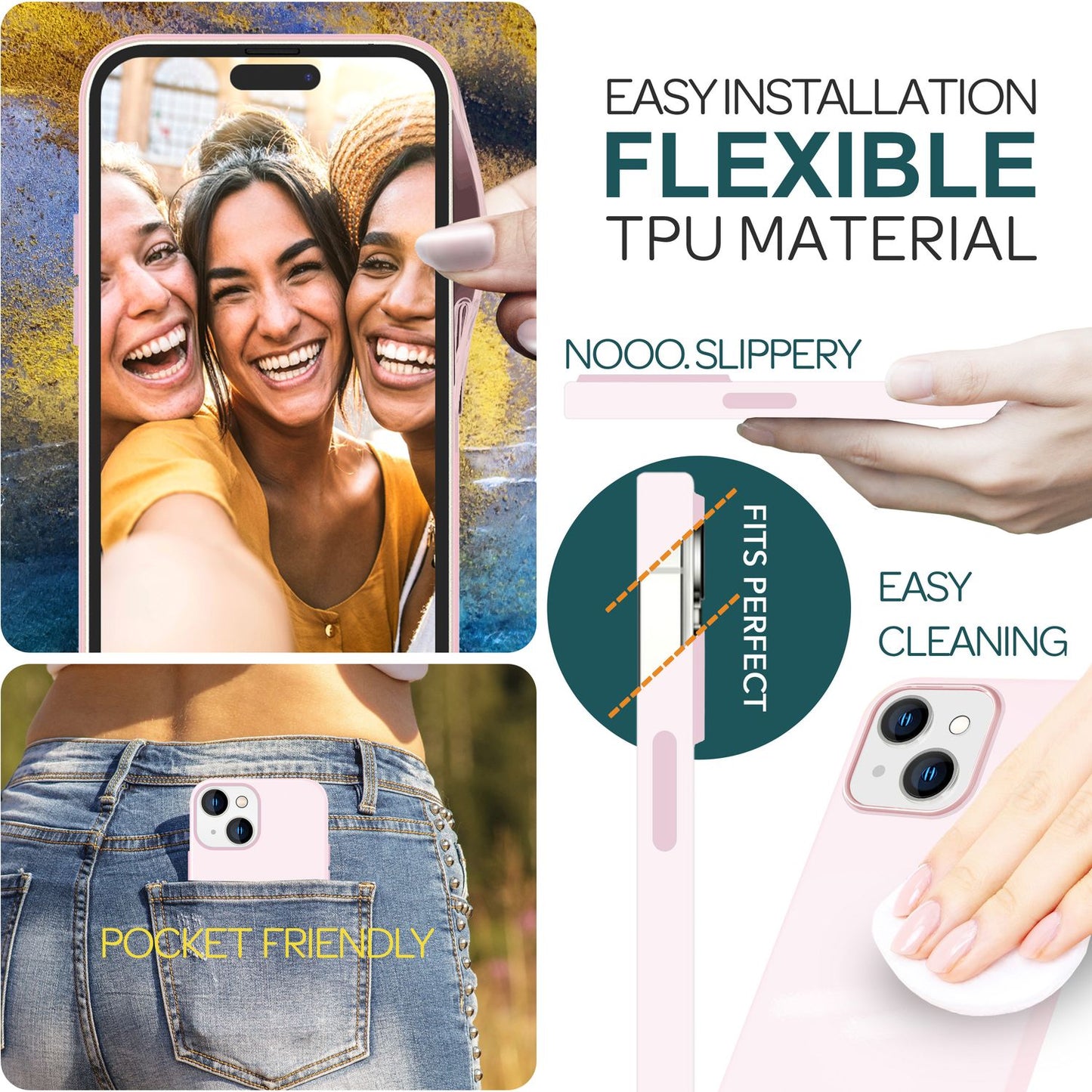 NALIA Magnet Silikonhülle für iPhone 15 Plus – MagSafe kompatibel & Liquid Silicone – SLIQ (Soft-Touch Schutz & Mikrofaser Innen) – Marke aus Berlin