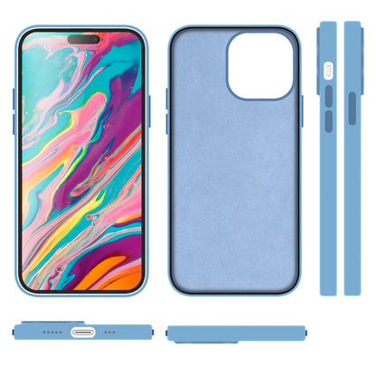 NALIA Magnet Silikonhülle für iPhone 15 Plus – MagSafe kompatibel & Liquid Silicone – SLIQ (Soft-Touch Schutz & Mikrofaser Innen) – Marke aus Berlin