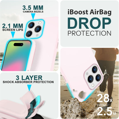 NALIA Magnet Silikonhülle für iPhone 15 Pro – MagSafe kompatibel & Liquid Silicone – SLIQ (Soft-Touch Schutz & Mikrofaser Innen) – Marke aus Berlin