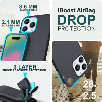 NALIA Magnet Silikonhülle für iPhone 15 Pro Max – MagSafe kompatibel & Liquid Silicone – SLIQ (Soft-Touch Schutz & Mikrofaser Innen) – Marke aus Berlin