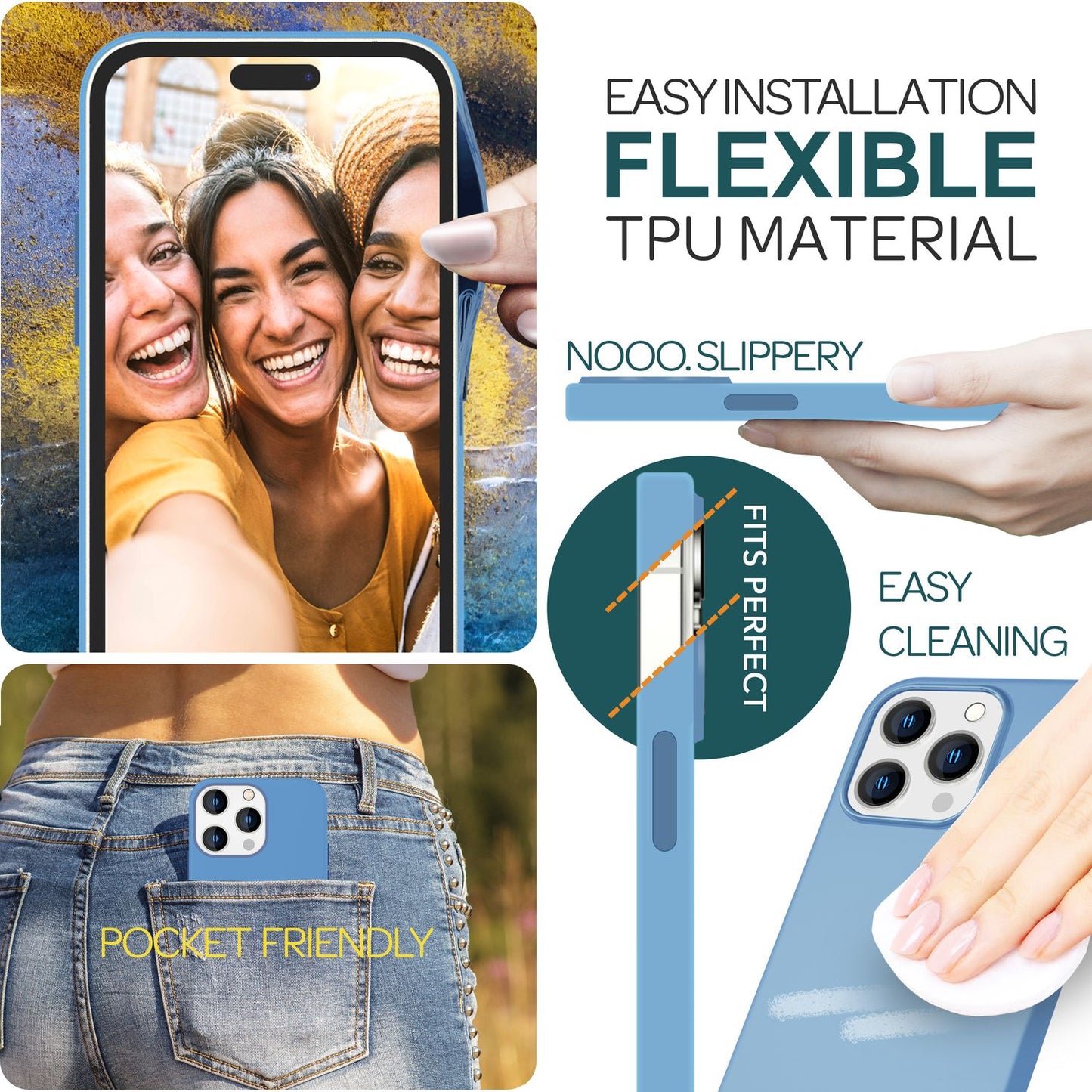 NALIA Magnet Silikonhülle für iPhone 15 Pro Max – MagSafe kompatibel & Liquid Silicone – SLIQ (Soft-Touch Schutz & Mikrofaser Innen) – Marke aus Berlin