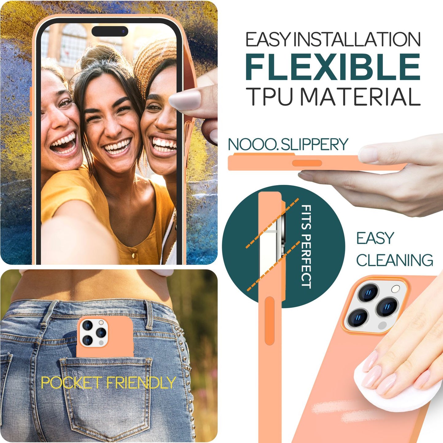 NALIA Magnet Silikonhülle für iPhone 15 Pro Max – MagSafe kompatibel & Liquid Silicone – SLIQ (Soft-Touch Schutz & Mikrofaser Innen) – Marke aus Berlin