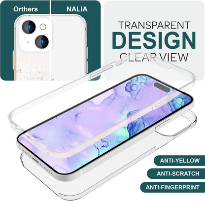 NALIA 360° Hülle für iPhone 15 – Vorne & Hinten Schutz – 360GUARD (Full-Body Case) – Marke aus Berlin