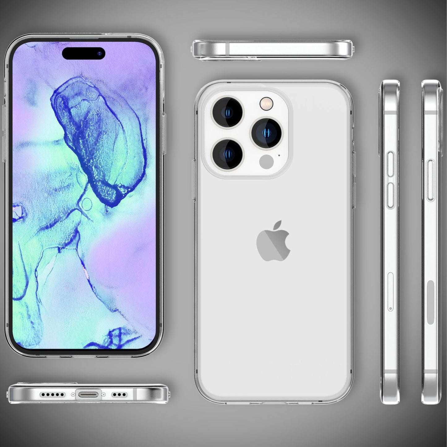 NALIA 360° Hülle für iPhone 15 Pro Max – Vorne & Hinten Schutz – 360GUARD (Full-Body Case) – Marke aus Berlin