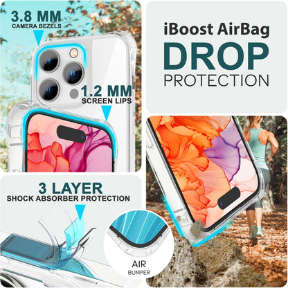 NALIA Handykette für iPhone 15 Pro Max – Transparentes Hybrid-Case & Band – HANGIT PRO (Anti-Gelb Rückseite & Verstellbar) – Marke aus Berlin