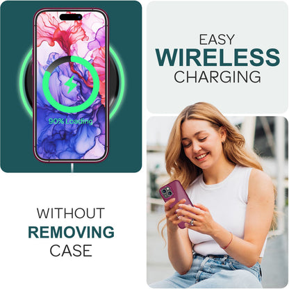 NALIA Matte Handyhülle für iPhone 15 – Stoßfester Silikon-Rahmen & Semi-Transparent – FUZION (Anti-Fingerprint Case) – Marke aus Berlin