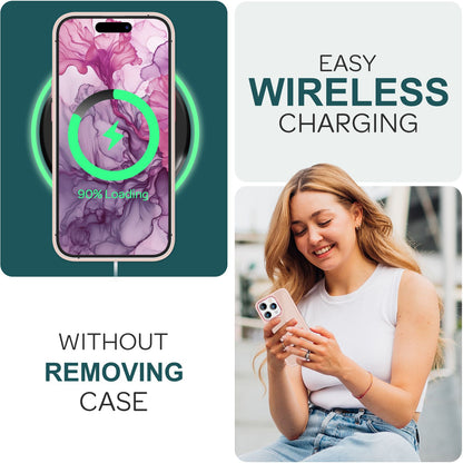 NALIA Matte Handyhülle für iPhone 15 Pro – Stoßfester Silikon-Rahmen & Semi-Transparent – FUZION (Anti-Fingerprint Case) – Marke aus Berlin