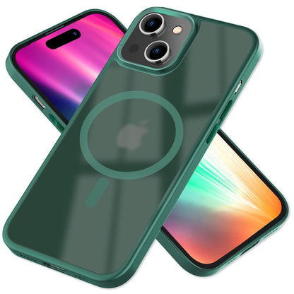 NALIA Magnet-Case für iPhone 15 – Matt-Transparent & MagSafe Kompatibel – MATTEX (Rutschfest, Stoßfest & Anti-Fingerabdruck) – Marke aus Berlin
