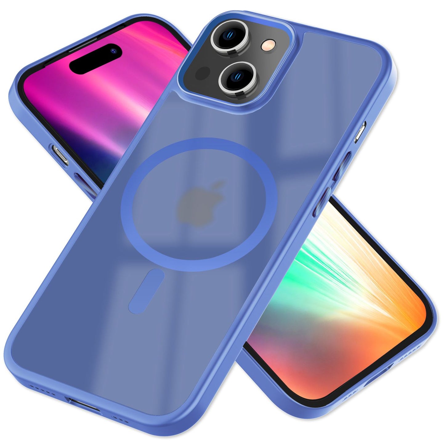 NALIA Magnet-Case für iPhone 15 – Matt-Transparent & MagSafe Kompatibel – MATTEX (Rutschfest, Stoßfest & Anti-Fingerabdruck) – Marke aus Berlin