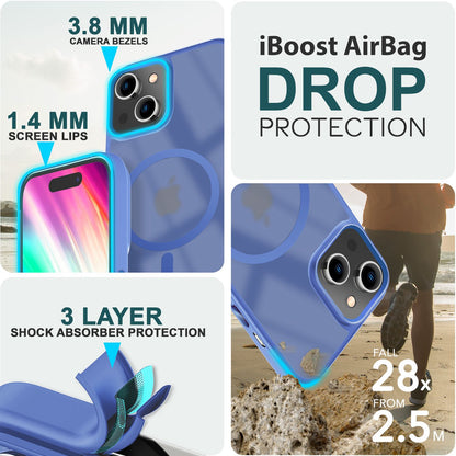NALIA Magnet-Case für iPhone 15 – Matt-Transparent & MagSafe Kompatibel – MATTEX (Rutschfest, Stoßfest & Anti-Fingerabdruck) – Marke aus Berlin