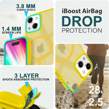 NALIA Magnet-Case für iPhone 15 – Matt-Transparent & MagSafe Kompatibel – MATTEX (Rutschfest, Stoßfest & Anti-Fingerabdruck) – Marke aus Berlin