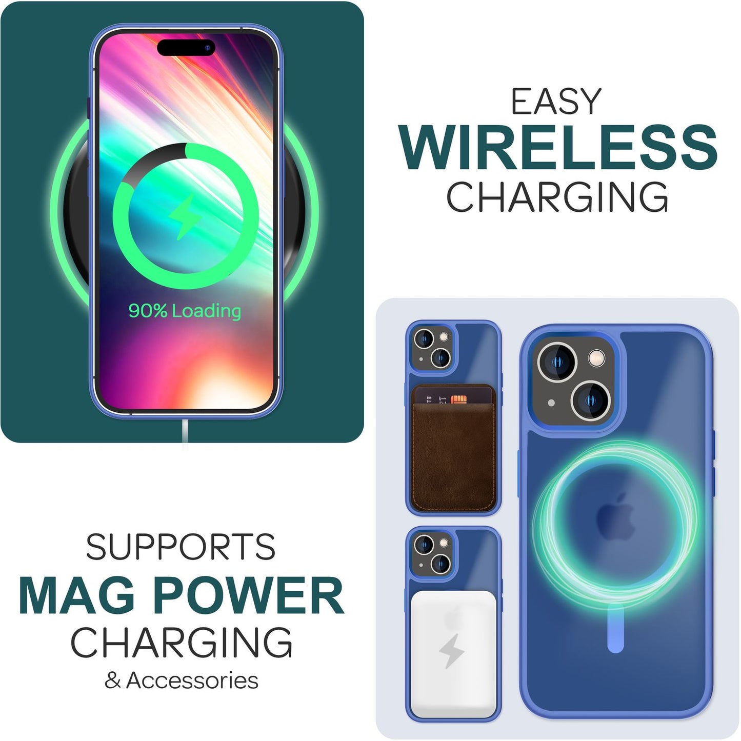 NALIA Magnet-Case für iPhone 15 – Matt-Transparent & MagSafe Kompatibel – MATTEX (Rutschfest, Stoßfest & Anti-Fingerabdruck) – Marke aus Berlin